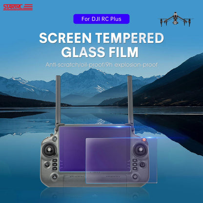 3-Pack Tempered Glass Film For Dji Rc Plus With Frosted Eye Protection-1915197049616338946