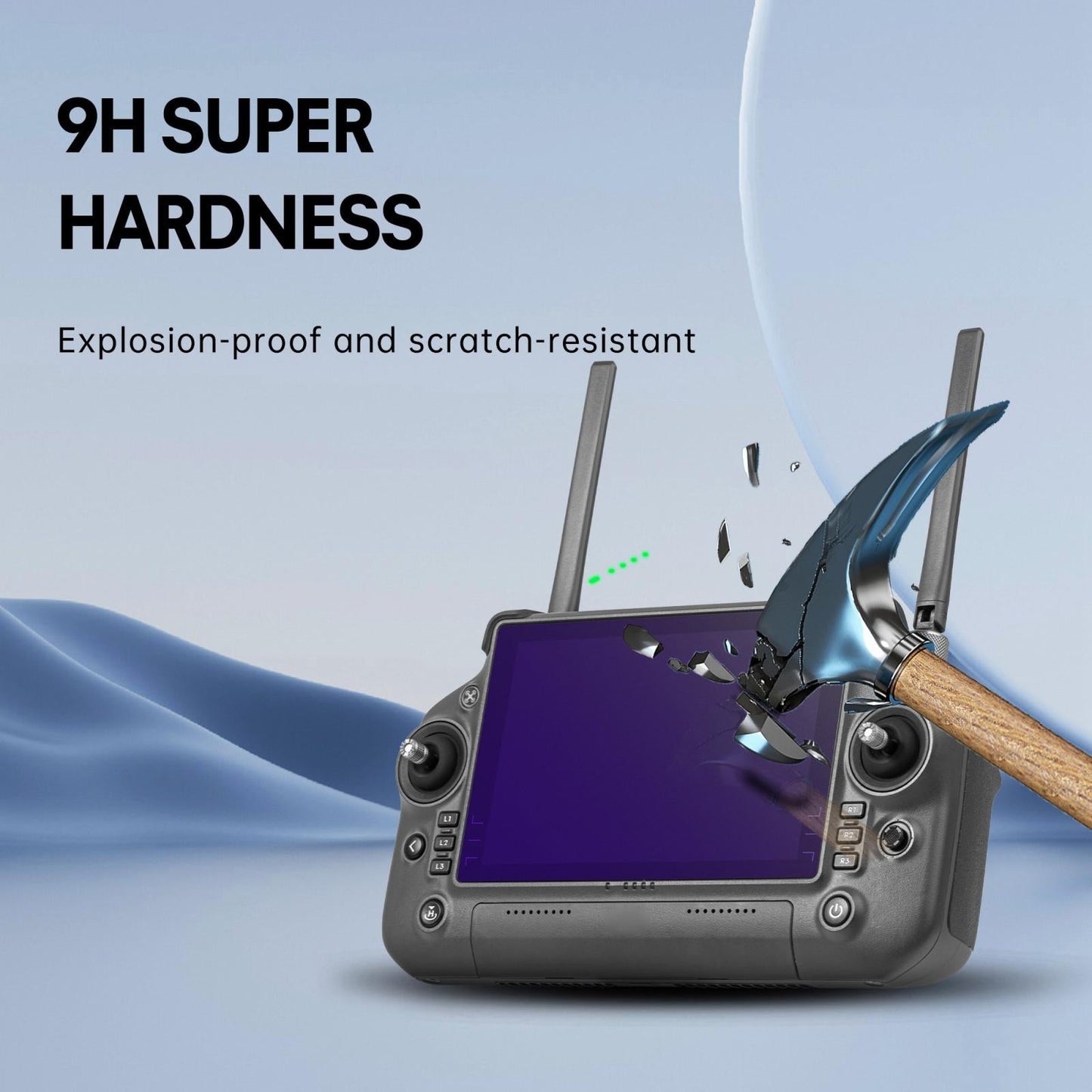 3-Pack Tempered Glass Film For Dji Rc Plus With Frosted Eye Protection-1915197049616338948