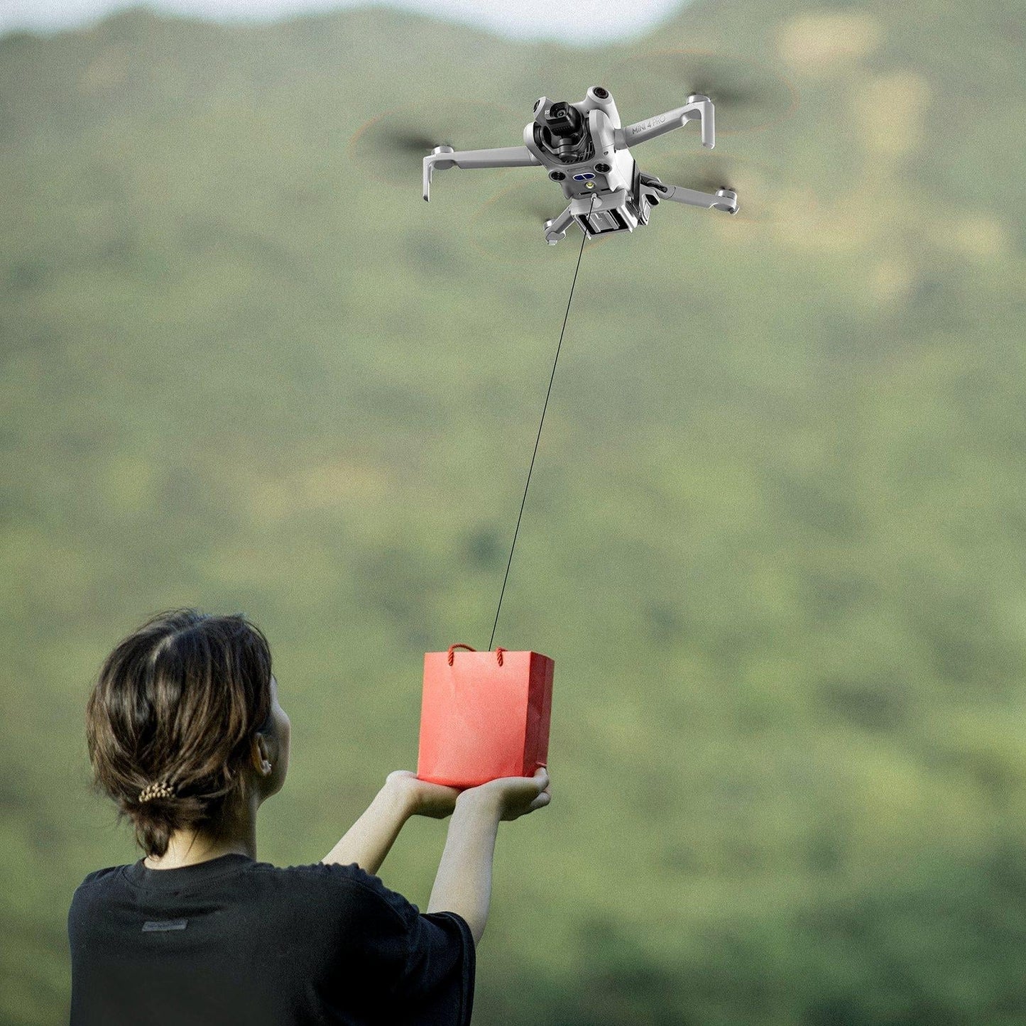 Mini 4 Pro Magnetic Air Dropper Parabolic Bracket-1915196554550054919