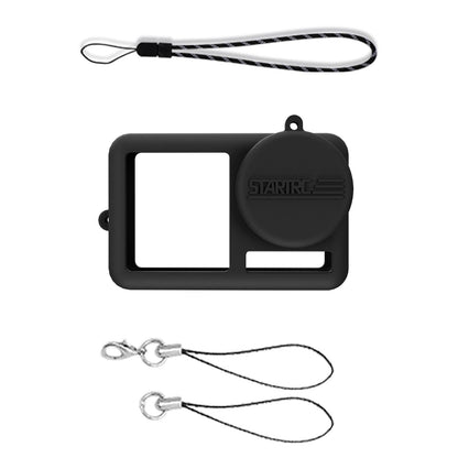 Shockproof Silicone Case With Lens Cap And Strap For Dji Action Camera-1915196803284865027