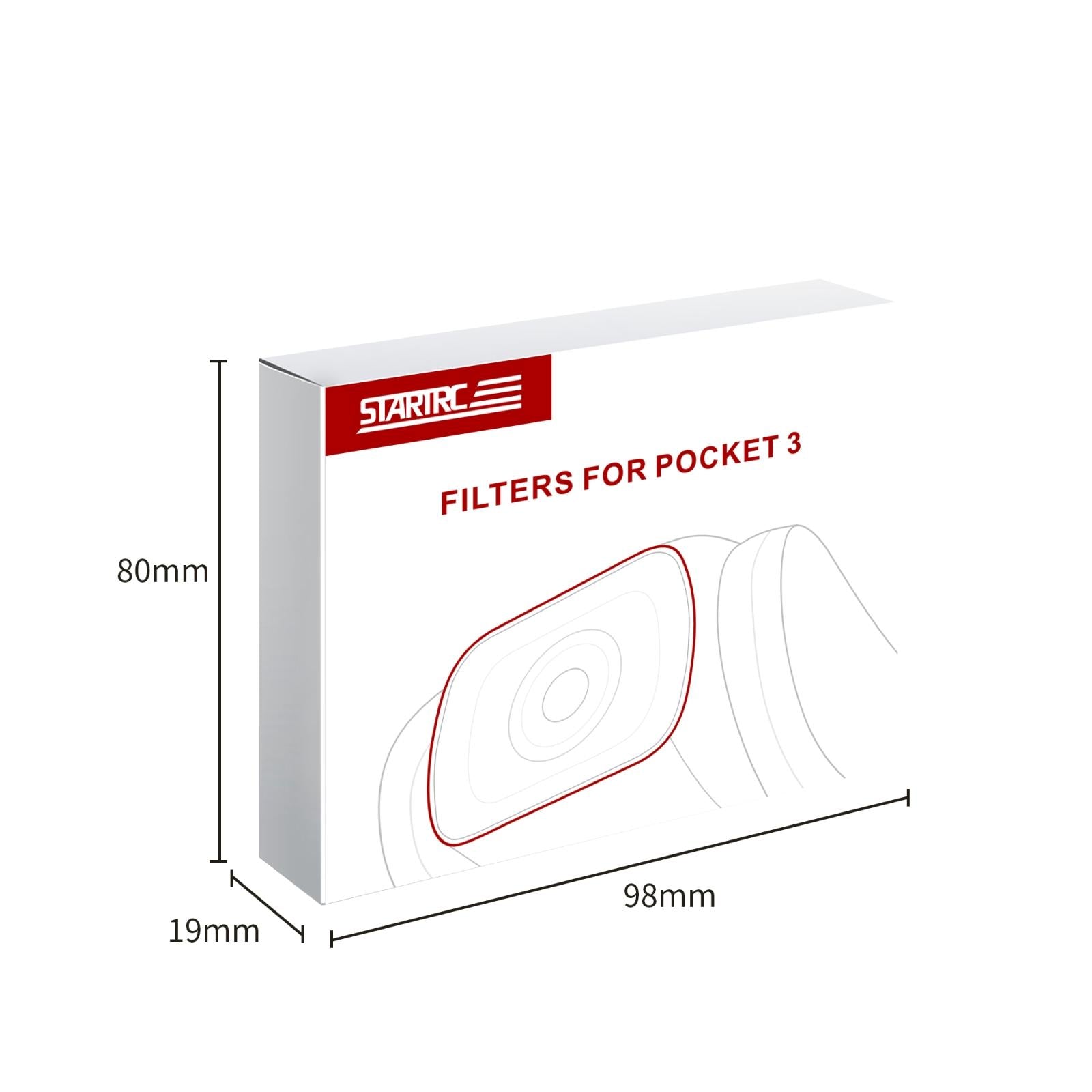 Complete Lens Filter Set For Dji Pocket 3 - Nd16 Nd32 Nd64 Nd256-1915197595748274181