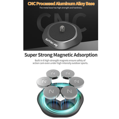 Metal Magnetic Base With 1 / 4 Adapter And Pivot Stand-1915196791079440386