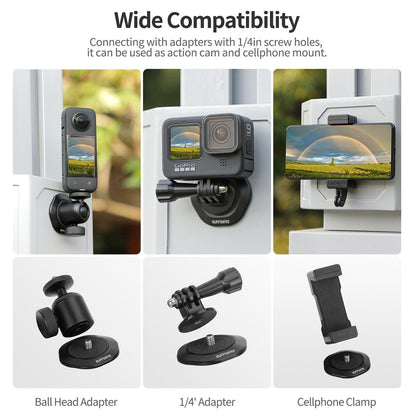 Metal Magnetic Base With 1 / 4 Adapter And Pivot Stand-1915196791079440389