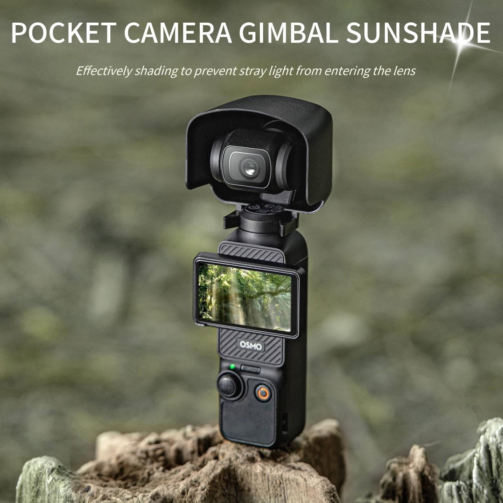 Universal 2-In-1 Gimbal Sunshade For Dji Pocket 3-1915196788529303554