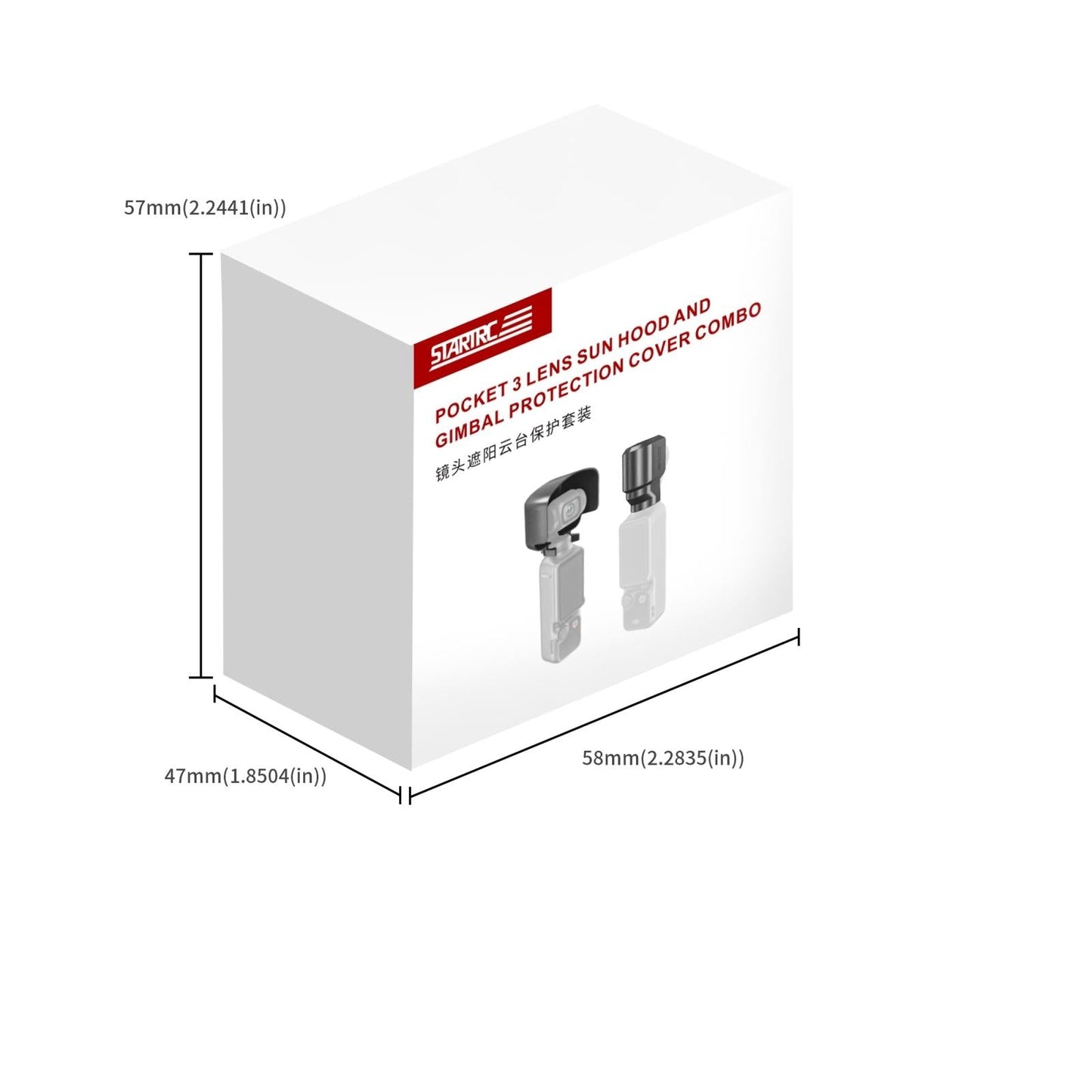 Universal 2-In-1 Gimbal Sunshade For Dji Pocket 3-1915196788529303559