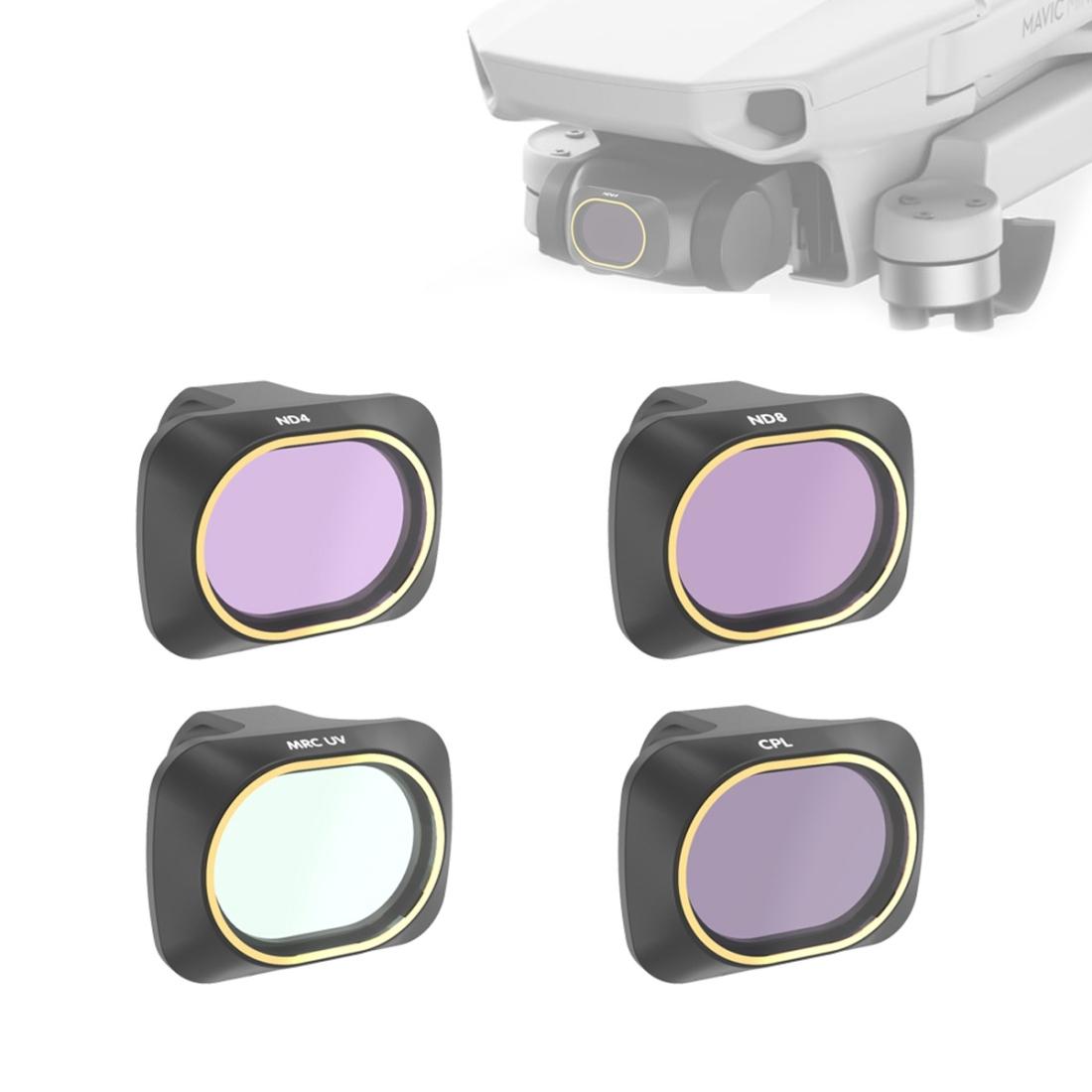 4-In-1 Lens Filter For Dji Mavic Mini - Uv Cpl Nd4 Nd8-1915196988270448640