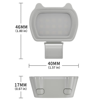 Universal Cat Ears Magnetic Fill Light For Dji Om Series - Multi Functional Beauty Selfie Light-1922443412334841860
