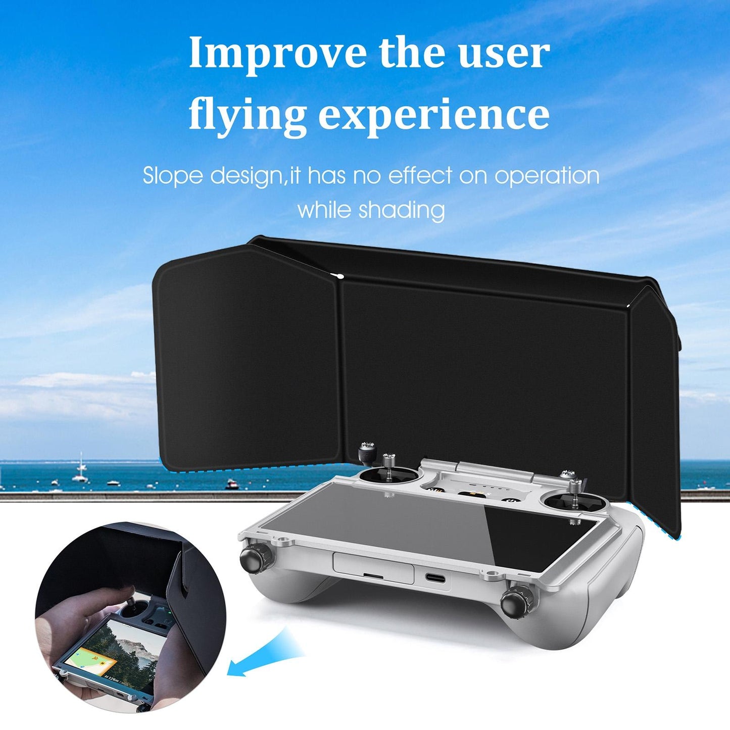Foldable Sunshade For Dji Mini 3 Pro Remote-1964932170753642500