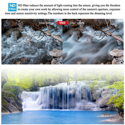 Adjustable Vnd 6-9 Stop Lens Filter For Dji Mavic Air 2 Drone-1915197090259144706