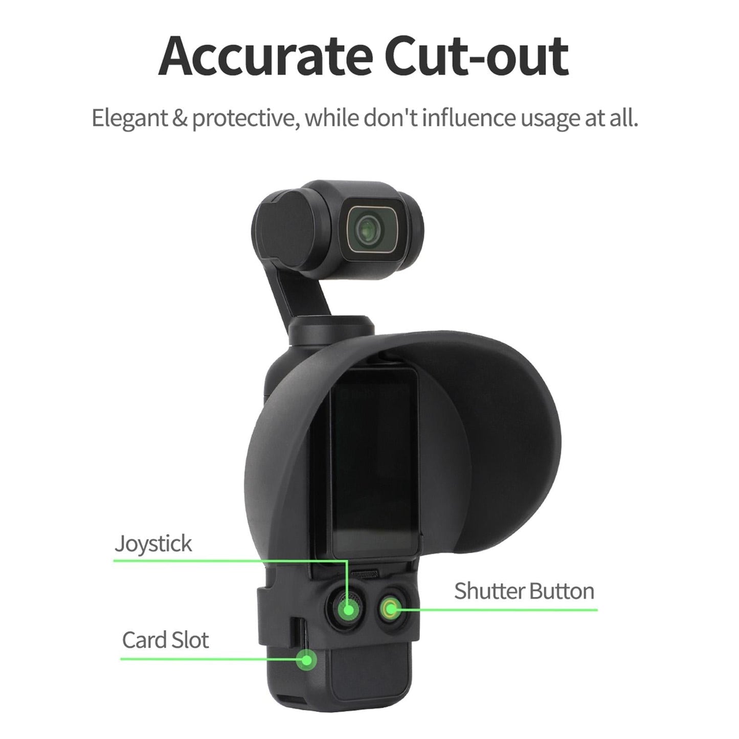 Protective Sunshade Hood For Dji Pocket 3 Screen-1915196738143129605