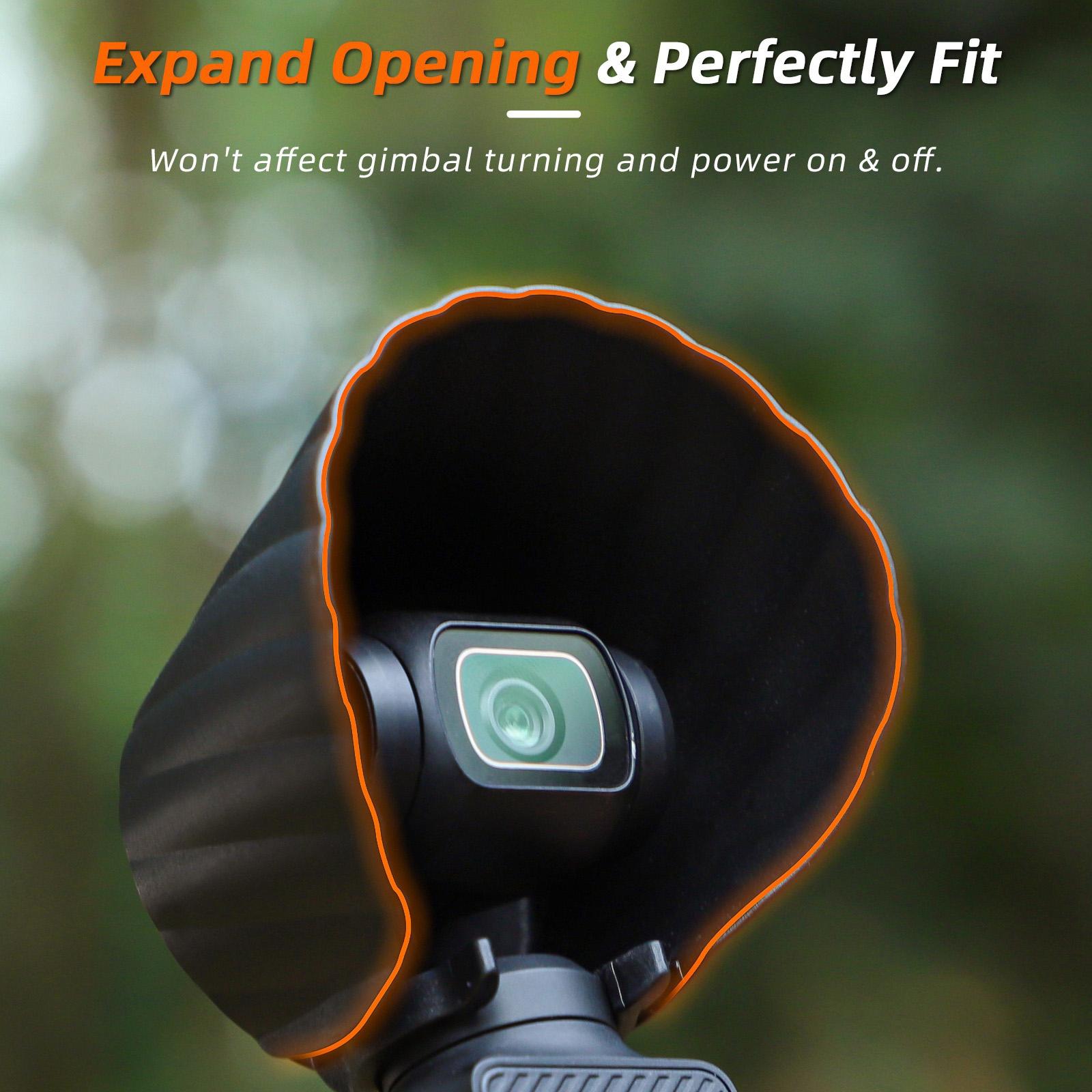 Sunshade Lens Hood For Dji Pocket 3 - Protective Cover-1915196754953900035