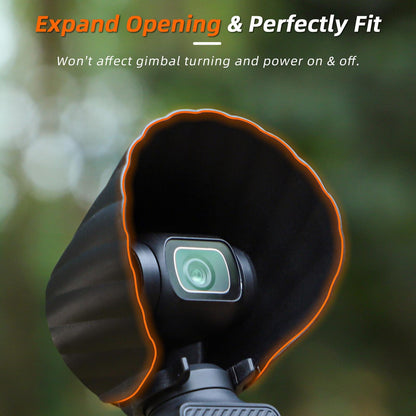 Sunshade Lens Hood For Dji Pocket 3 - Protective Cover-1915196754953900035