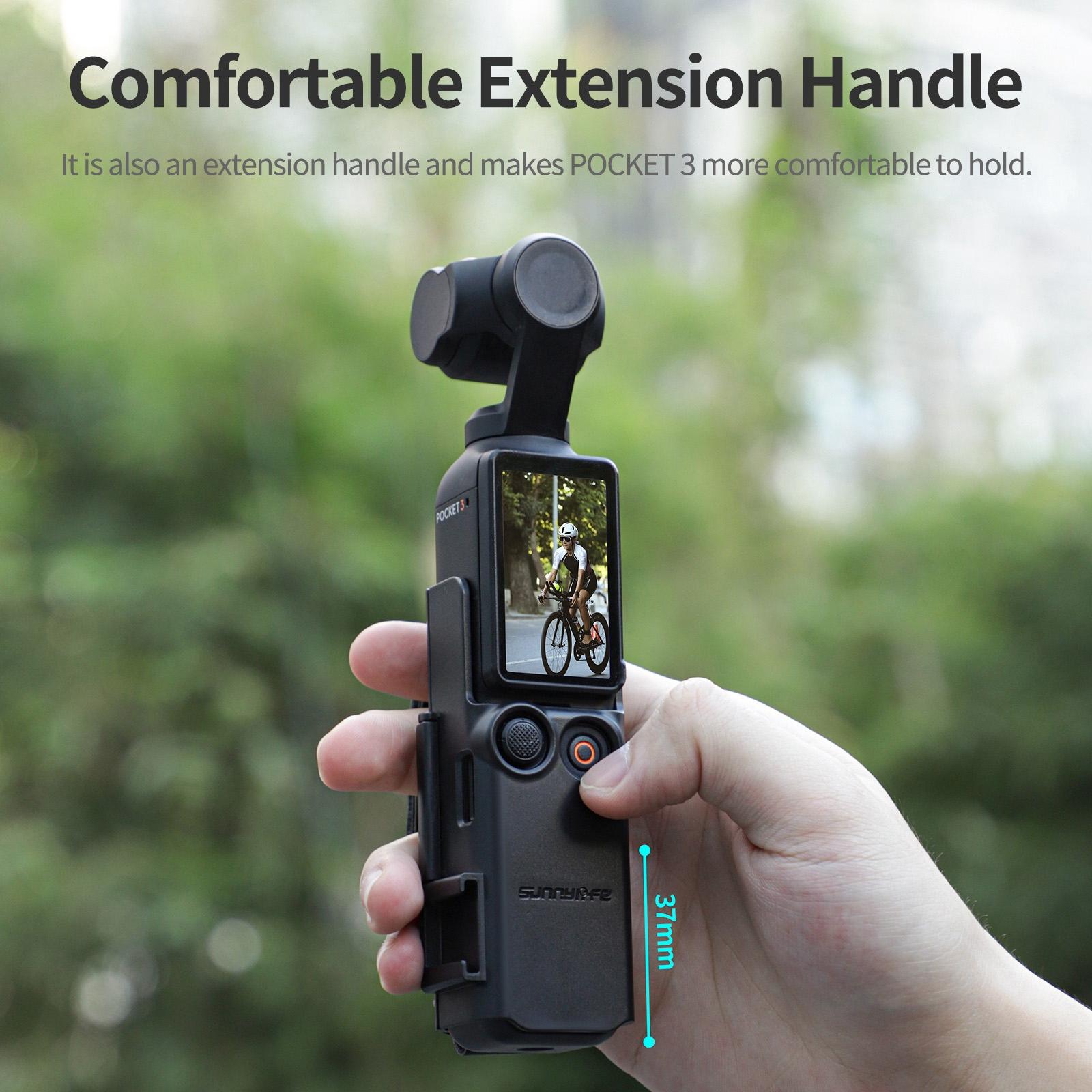 Protective Hand Band For Dji Pocket 3 With Cold Shoe Extension And Handle Cover-1915196800243994628
