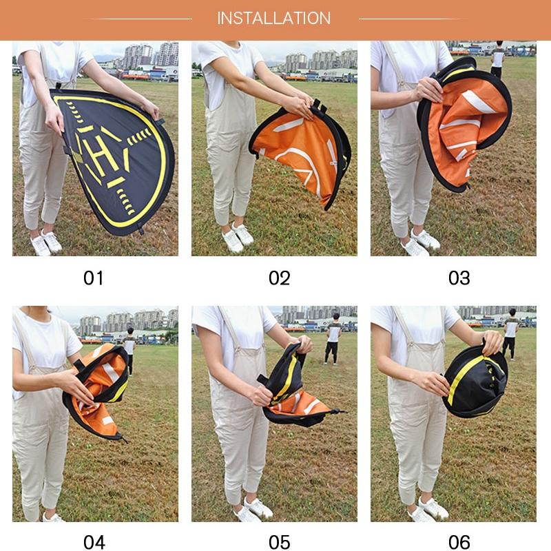 Portable Landing Pad For Dji Mavic Mini / Air 2 Drones - Fast Fold 56Cm-1964932270892650498