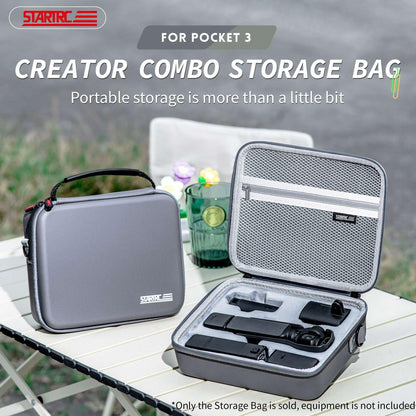 Compact Carrying Case For Dji Pocket 3 - Portable Pu Storage Box-1915196546387939329