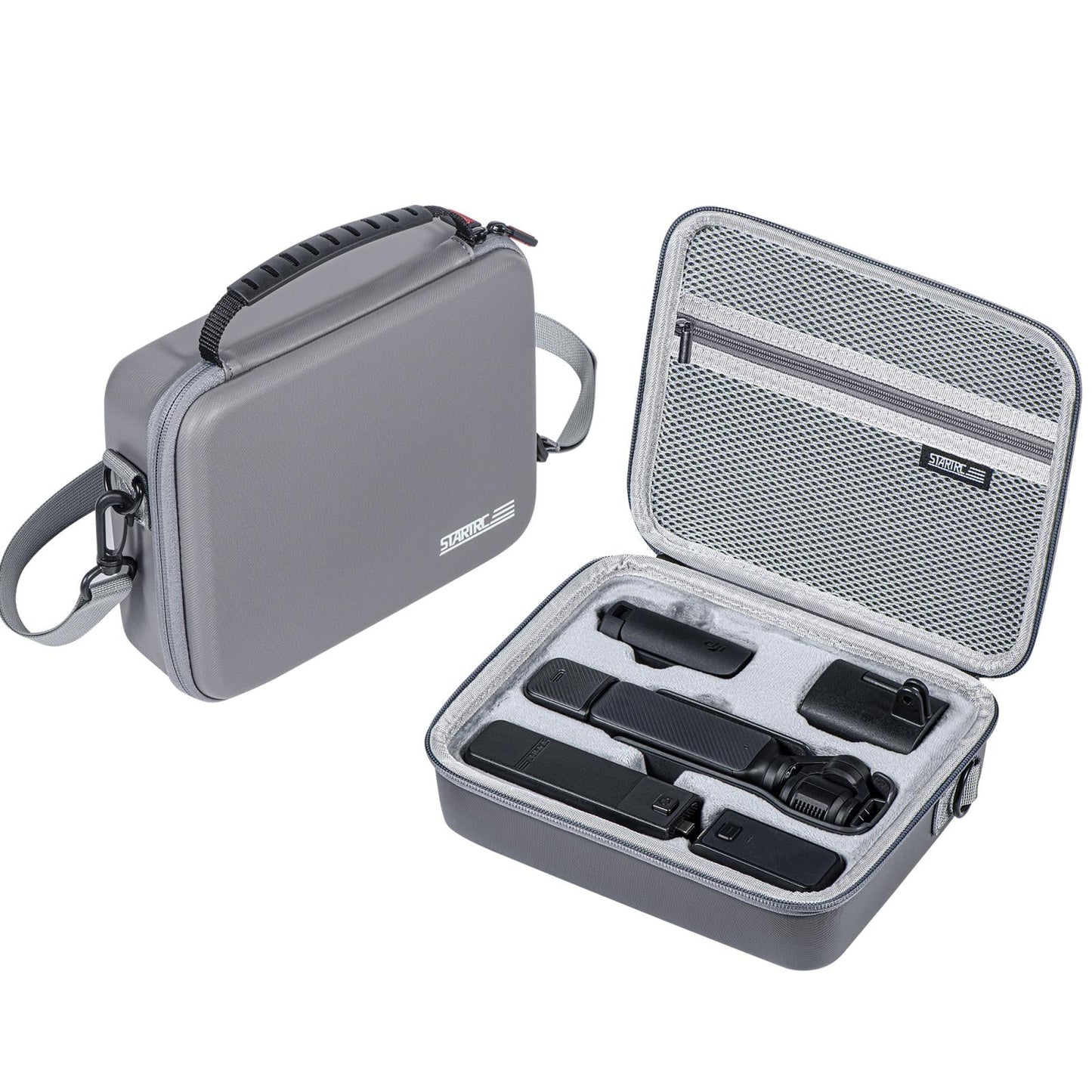 Compact Carrying Case For Dji Pocket 3 - Portable Pu Storage Box-1915196546387939334