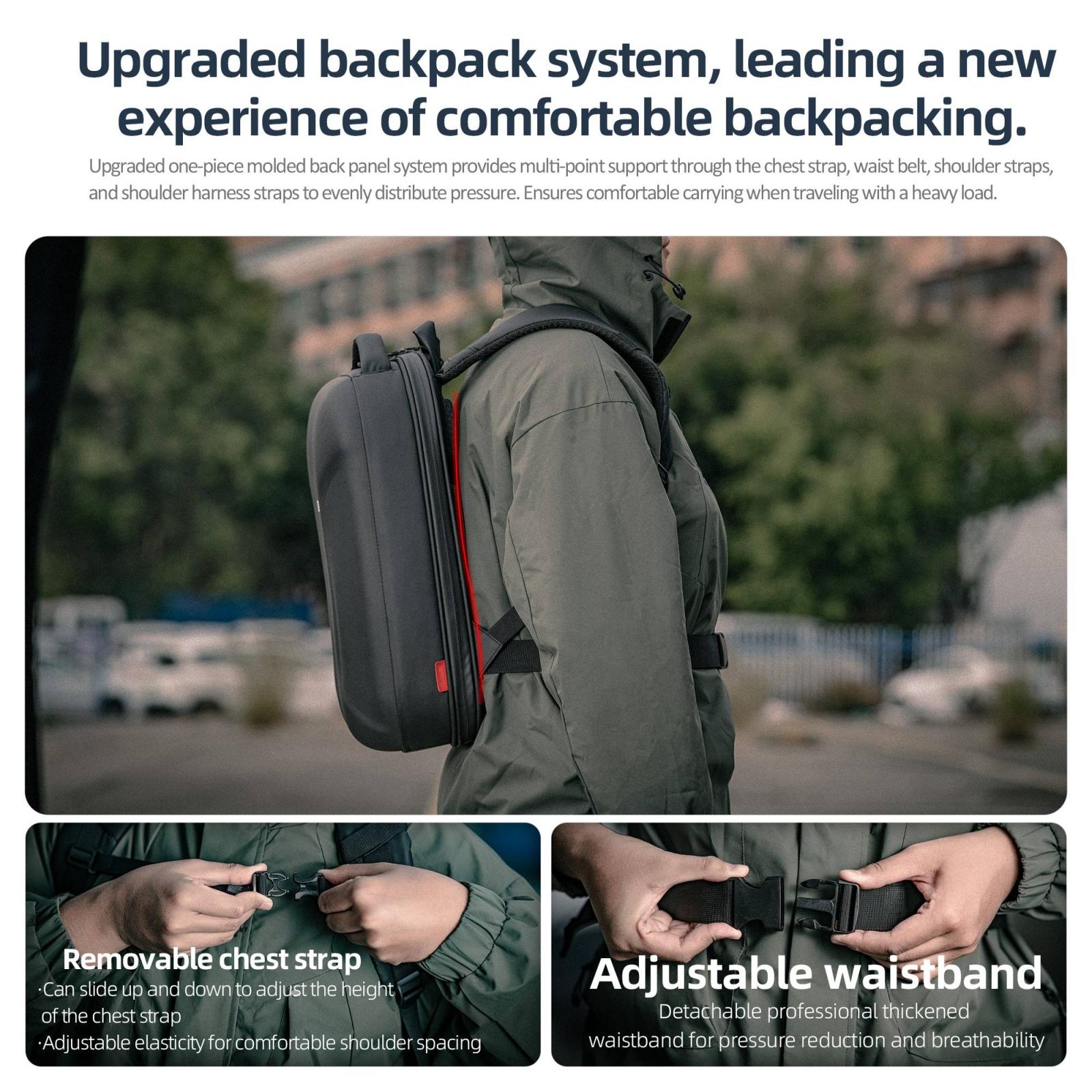 Waterproof Hard Shell Shoulder Bag Backpack For Dji Mavic 3 Pro / Classic No Code-1915196485692166148