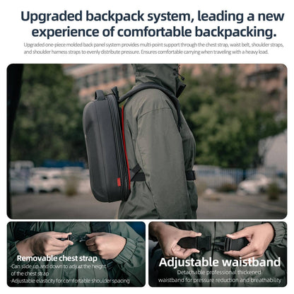 Waterproof Hard Shell Shoulder Bag Backpack For Dji Mavic 3 Pro / Classic No Code-1915196485692166148