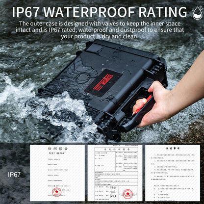 Waterproof Dual-Layer Storage Box For Insta360 X4 Startrc - Black-1915196758133182467