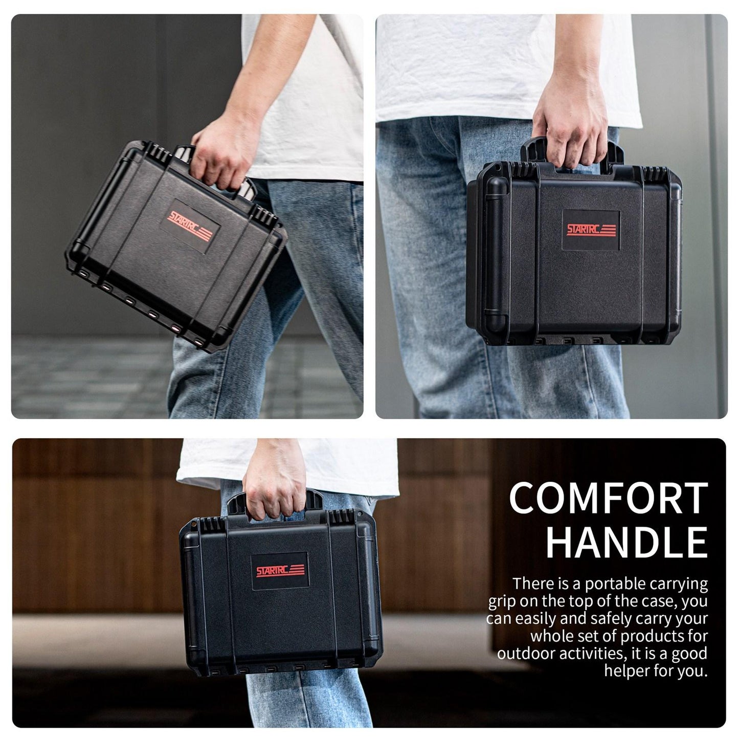 Waterproof Dual-Layer Storage Box For Insta360 X4 Startrc - Black-1915196758133182468