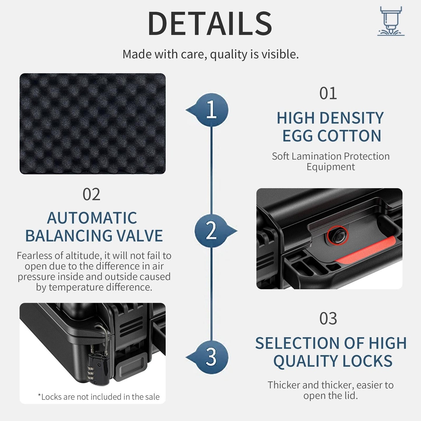 Waterproof Dual-Layer Storage Box For Insta360 X4 Startrc - Black-1915196758133182469