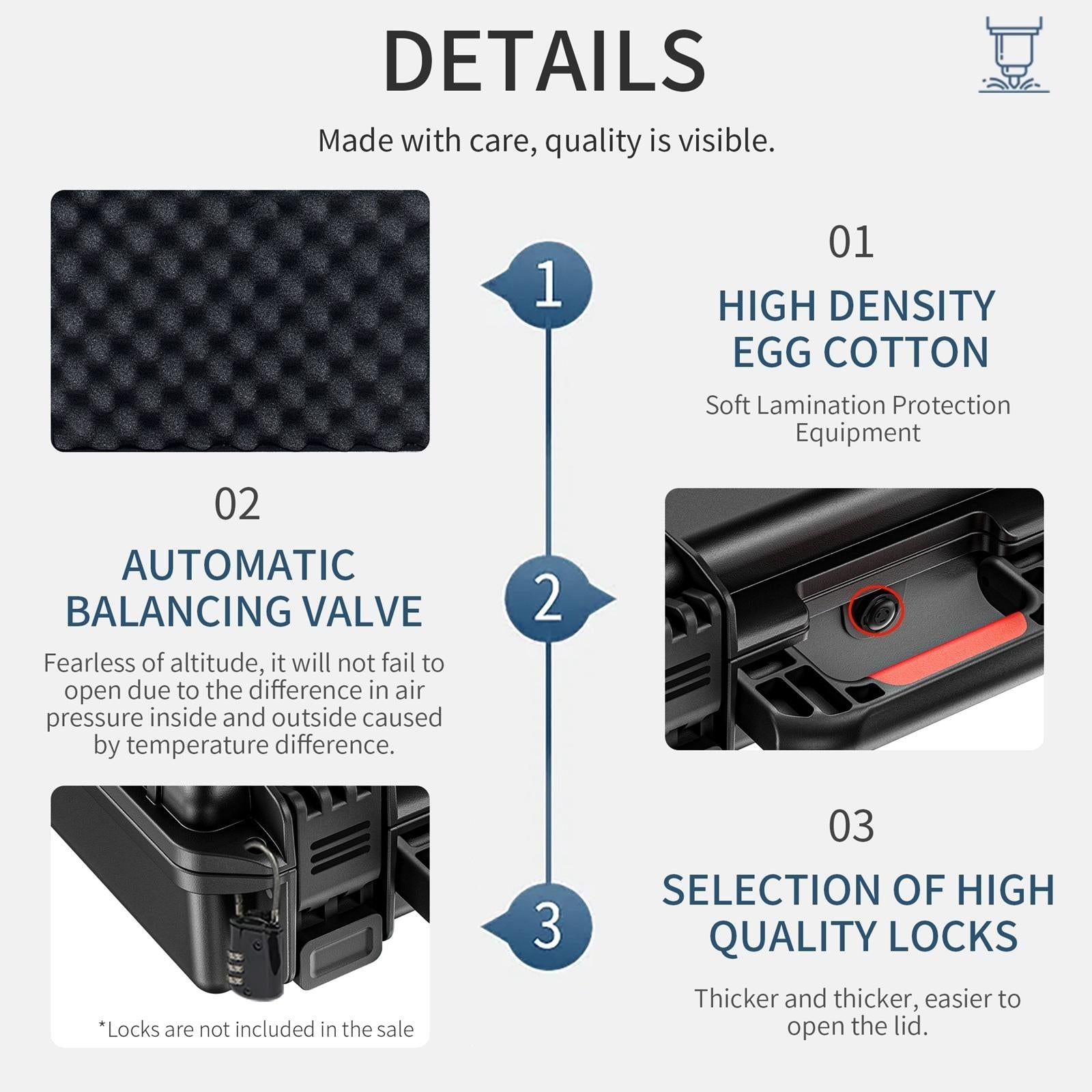 Waterproof Dual-Layer Storage Box For Insta360 X4 Startrc - Black-1915196758133182469