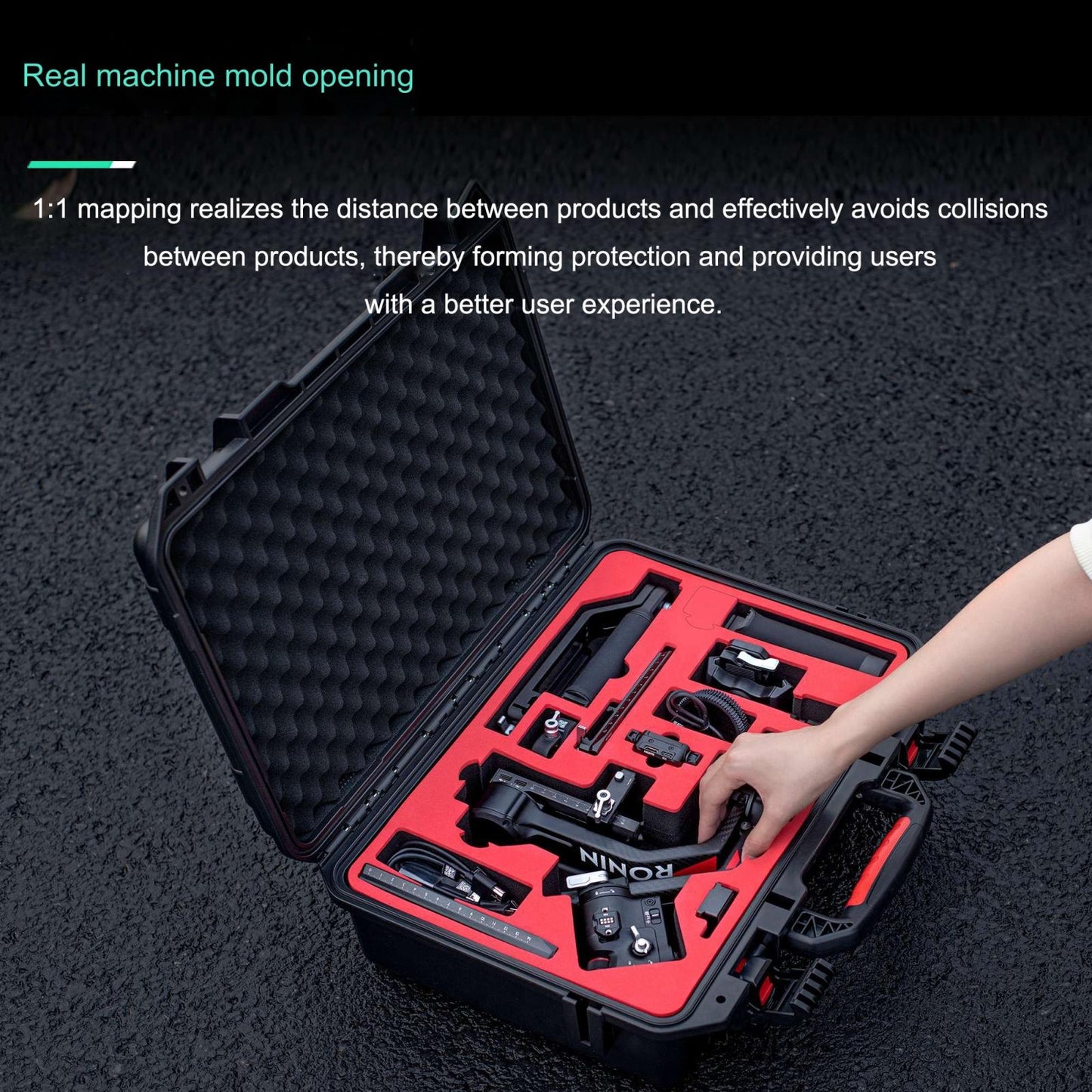 Waterproof Shockproof Portable Storage Box For Dji Rs4 / Rs4 Pro-1915196510241427458