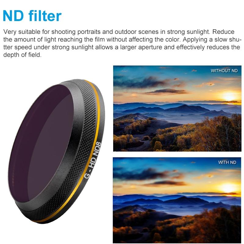 Gold Edge Hd Lens Filter For Dji Inspire 2 / X4S Drone-1915197059795914756