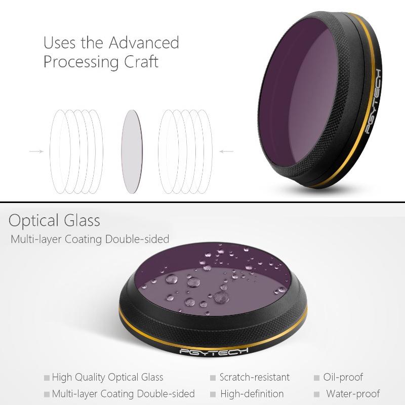 Gold Edge Lens Filter For Dji Inspire 2 / X4S Gimbal Camera Drone-1915197731836661762