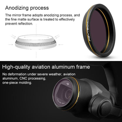 Gold Edge Lens Filter For Dji Inspire 2 / X4S Gimbal Camera Drone-1915197731836661763