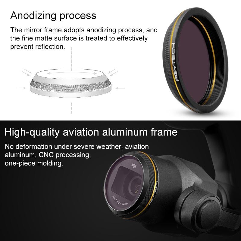 Gold Edge Lens Filter For Dji Inspire 2 / X4S Gimbal Camera Drone-1915197559362686979