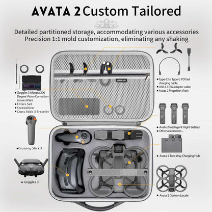Avata 2 Drone Messenger Bag - Compact Storage Solution-1915196560052981762