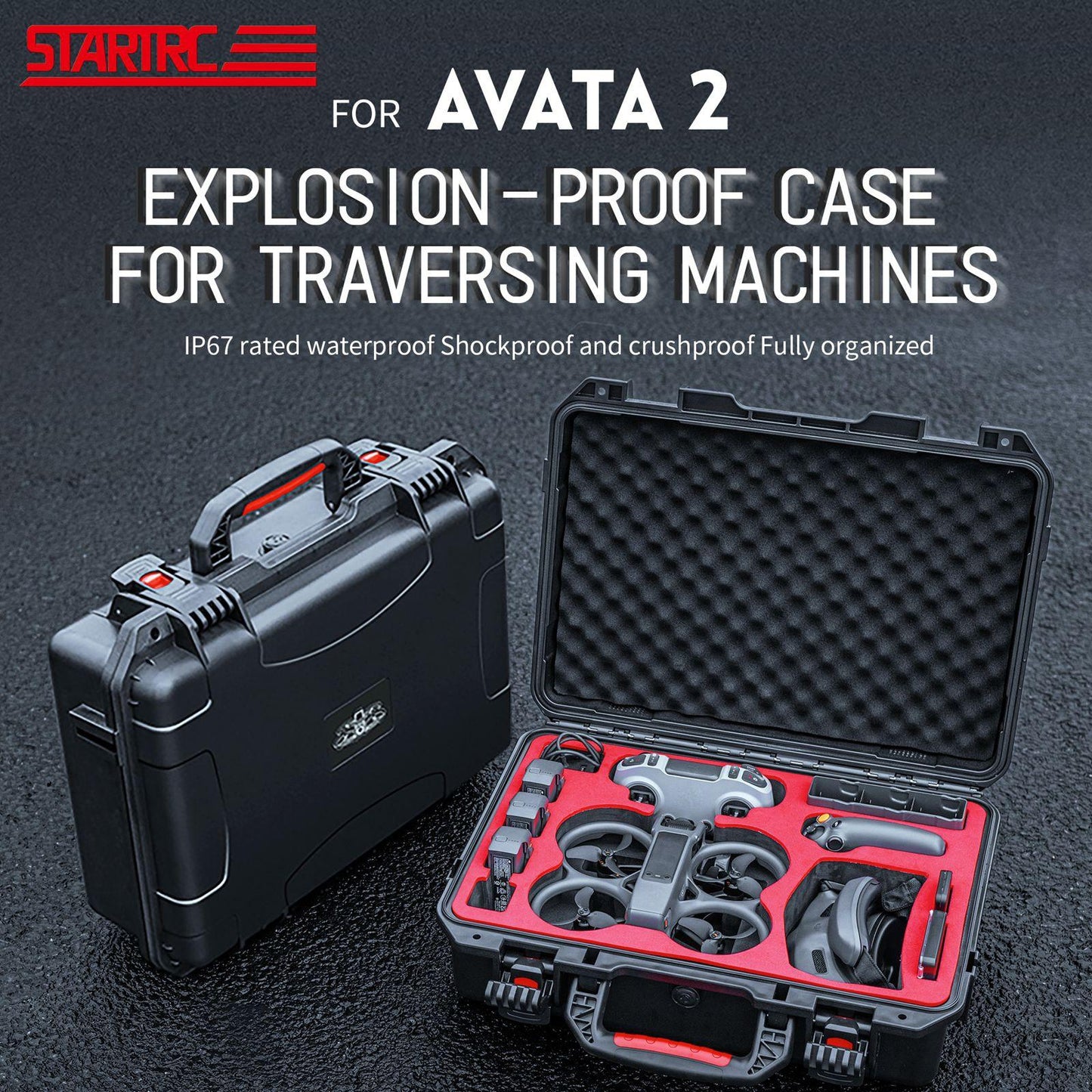Waterproof Shockproof M2 Suitcase Box - Abs Material-1915196719671414785