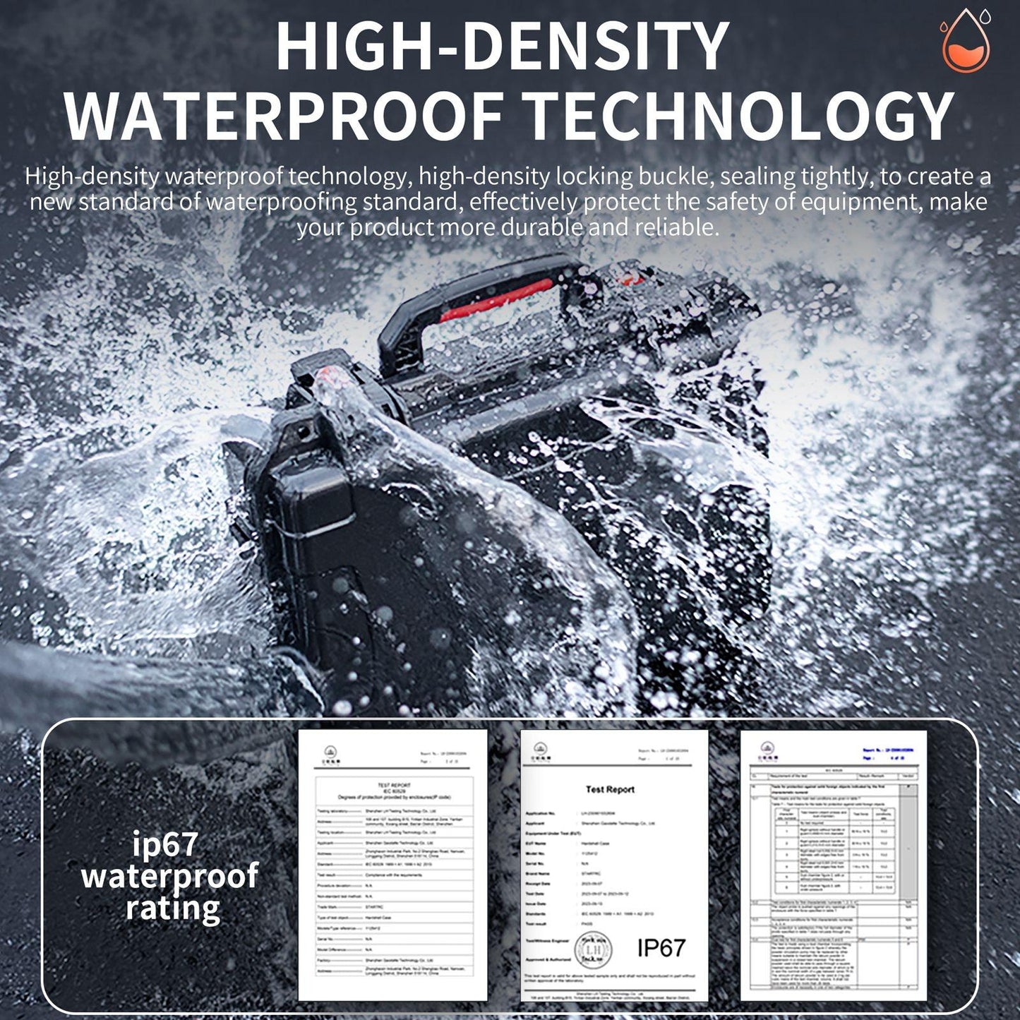 Waterproof Shockproof M2 Suitcase Box - Abs Material-1915196719671414787