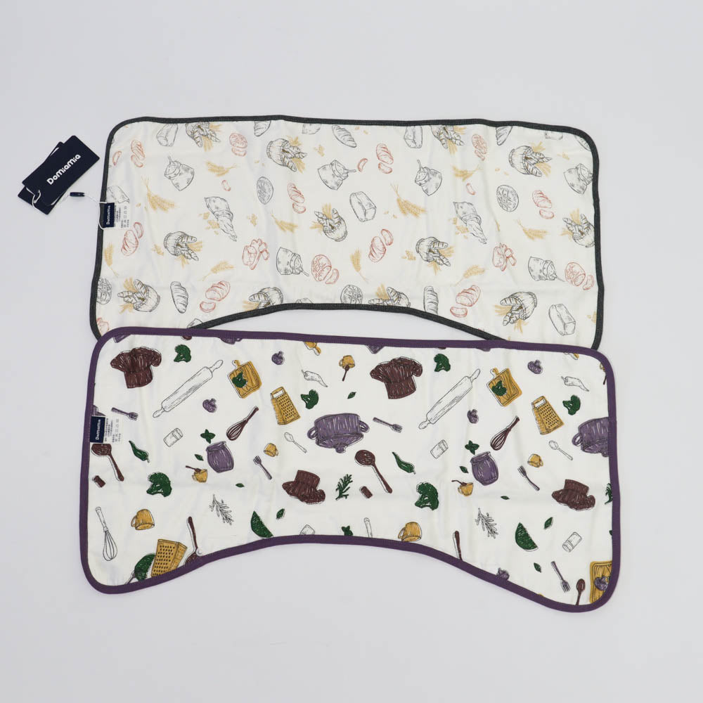 Domia Burp Cloth 2Pcs Gourmet Space-1973194163268751361