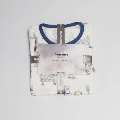 Domia Silky Bamboo Short Sleeve Baby Romperr Engineering Team M-1973194154632679425