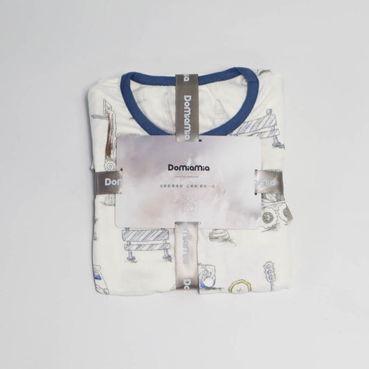 Domia Silky Bamboo Short Sleeve Baby Romperr Engineering Team M-1973194154632679425