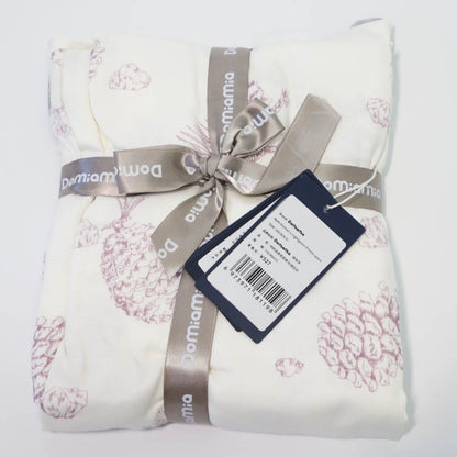 Domia Kids Bamboo Fiber Cotton Short Sleeve Pajama Set Pinecone Space 100-1973194164426379265