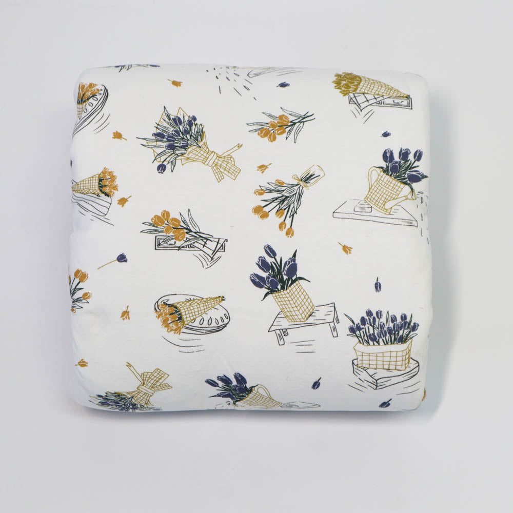 Domia Cotton Knit Winter Blanket 2.5Tog Blossom-1973194164749340672