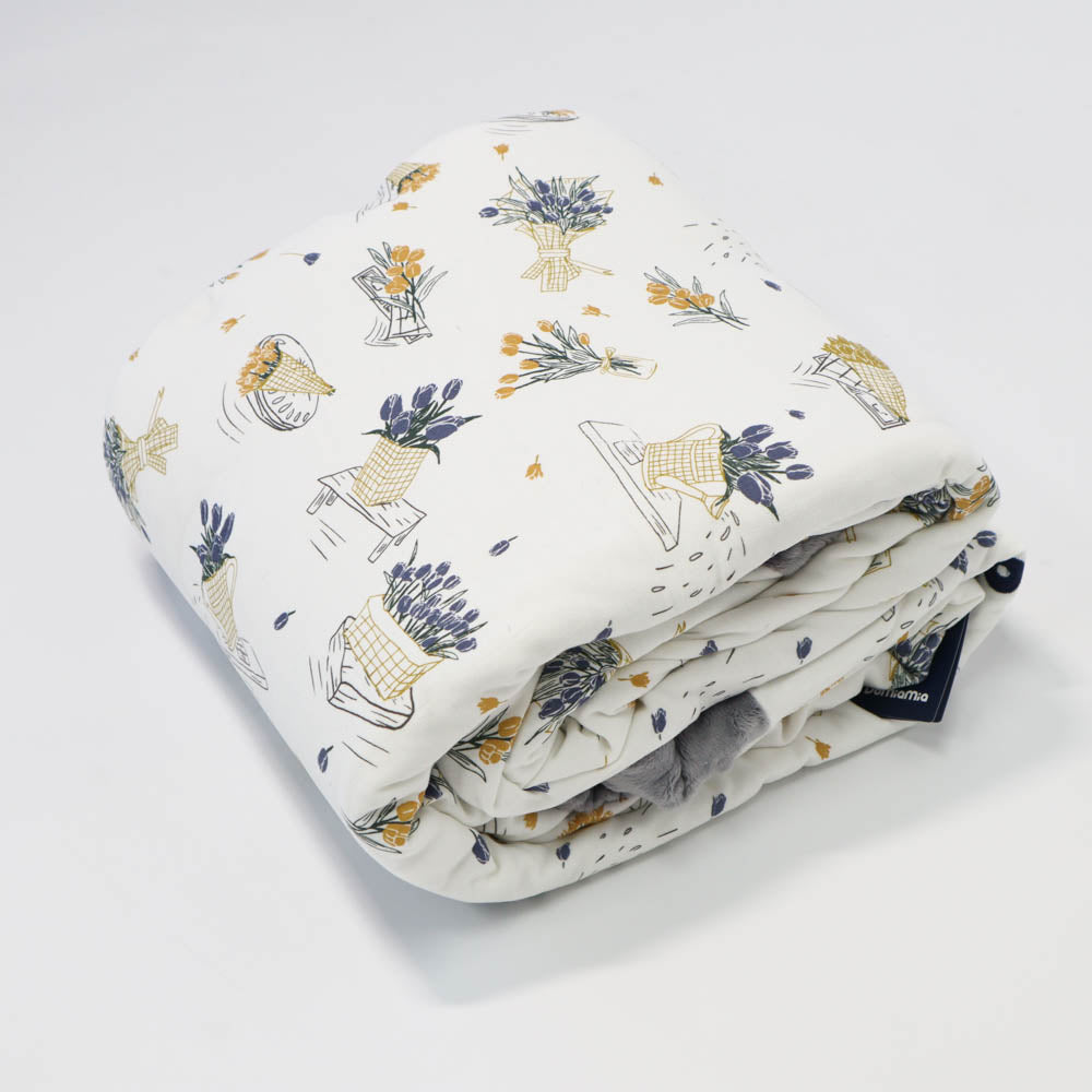 Domia Cotton Knit Winter Blanket 2.5Tog Blossom-1973194164749340673