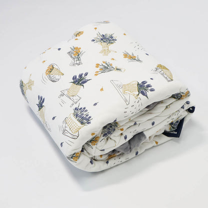 Domia Cotton Knit Winter Blanket 2.5Tog Blossom-1973194164749340673