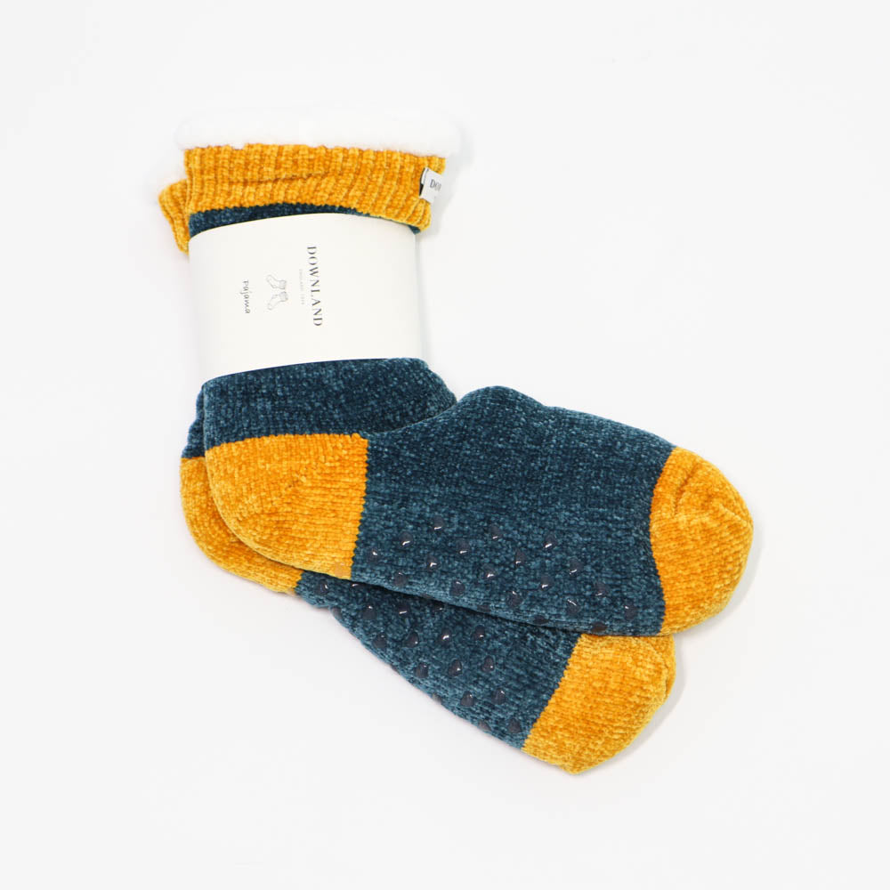 Downland Warm Socks Green Blue/Yellow-1973194167228174337