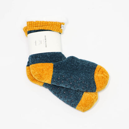 Downland Warm Socks Green Blue/Yellow-1973194167228174337