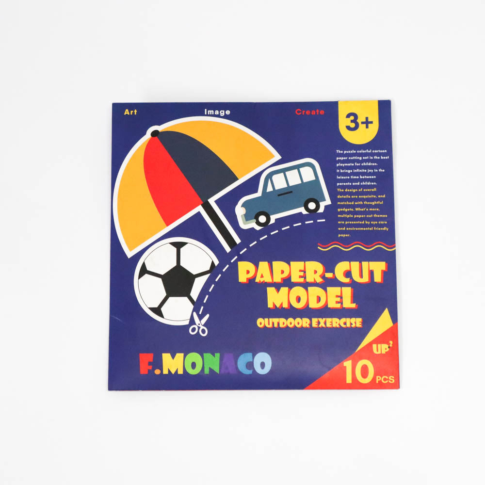 Flower MonacoPaper Cut Model Outdoor Exercise-1973194152657162240