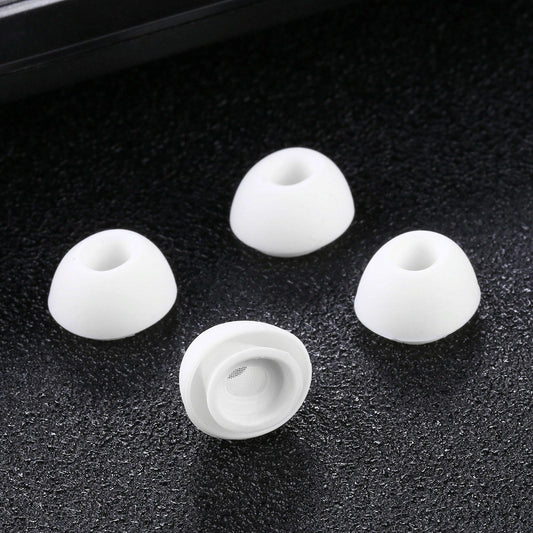 Soft Silicone Ear Caps For Airpods - 2 Pairs With Net-1915198116244623361