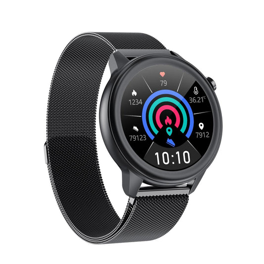 Waterproof Smart Bracelet With Health Monitoring And Metal Strap - Tft Screen-1915196872289554433