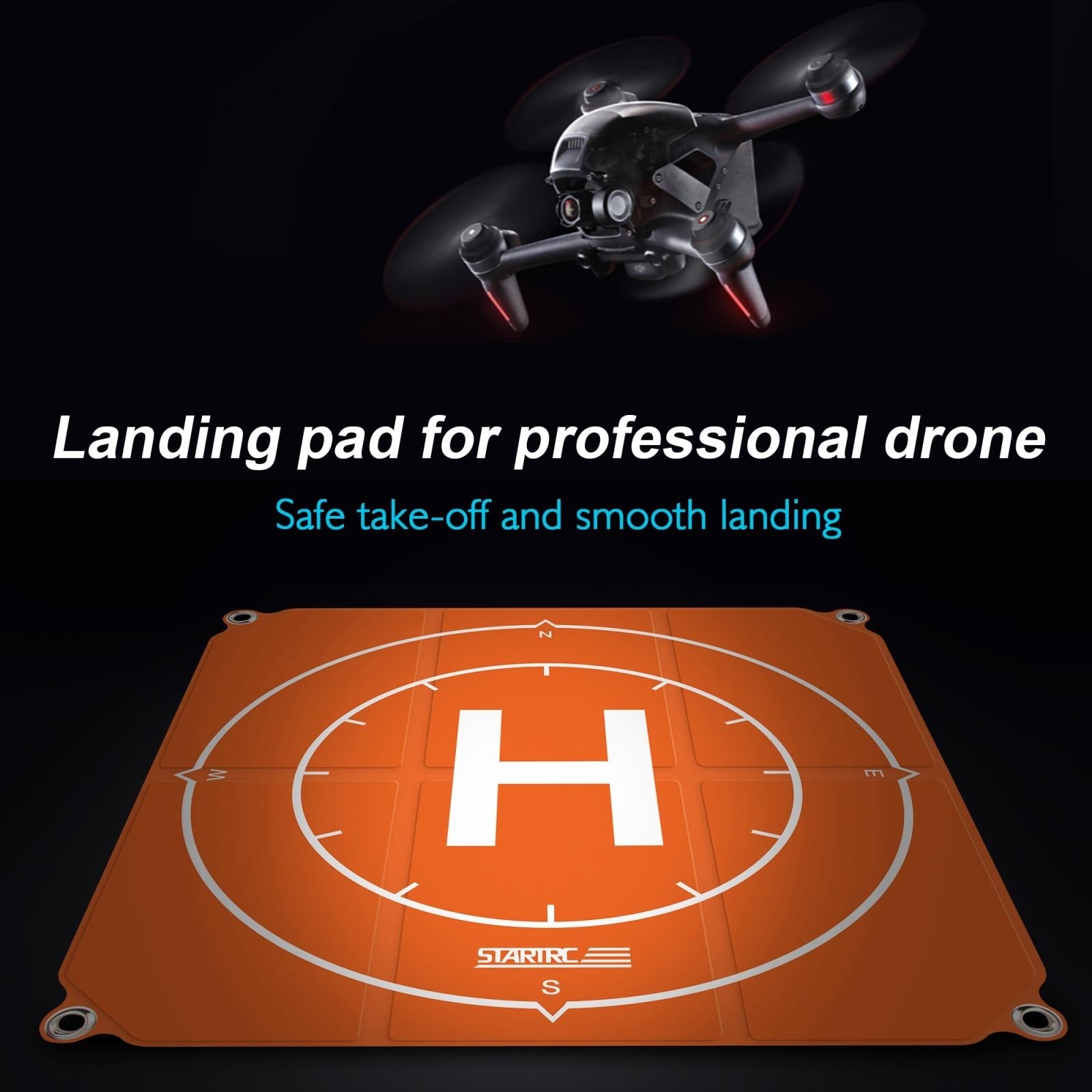 Universal Foldable Landing Pad For Drones - Portable Square Design-1915196875175235588