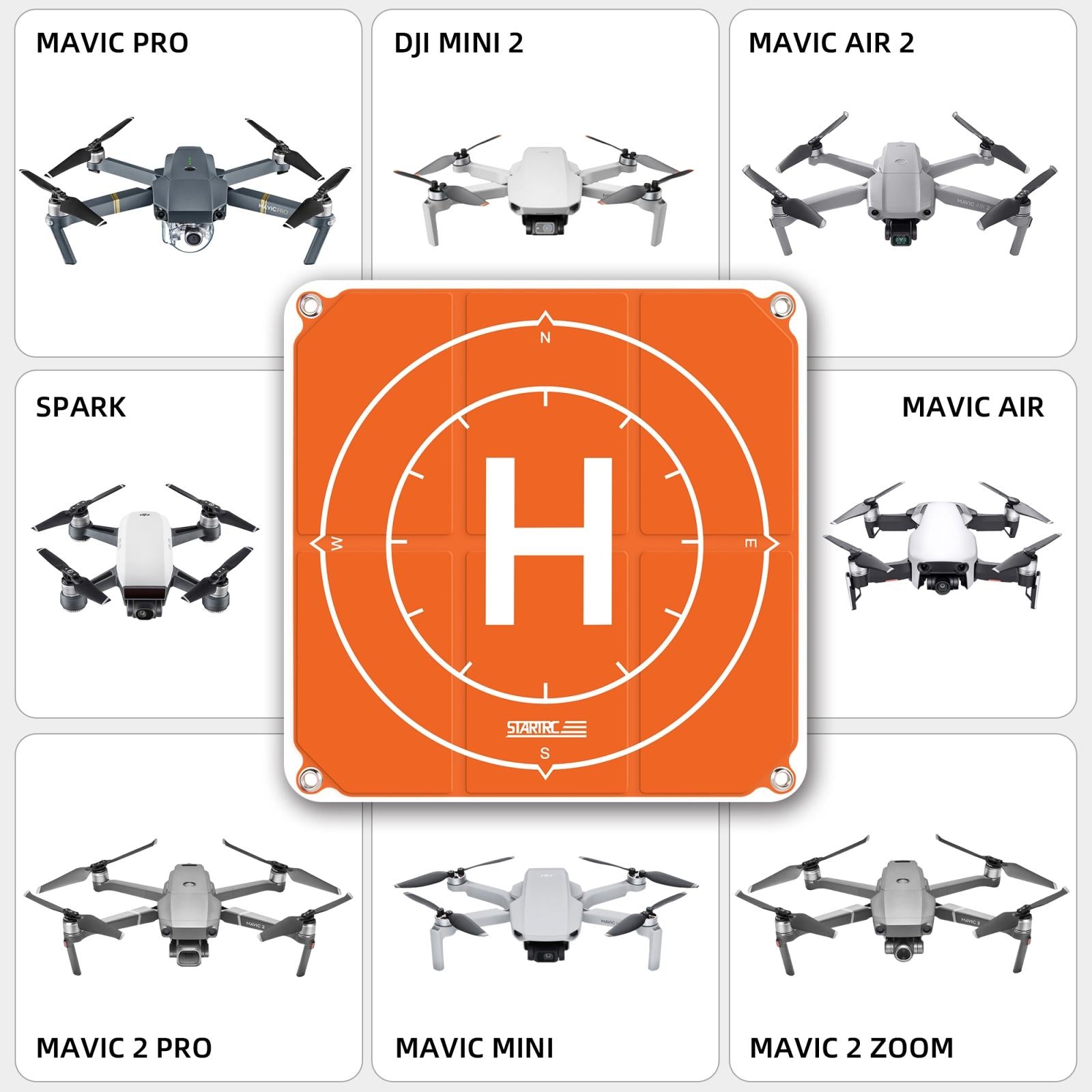 Universal Foldable Landing Pad For Drones - Portable Square Design-1915196875175235591