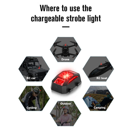 Rechargeable Arm Lights For Dji Fpv / Mini 2 / Mavic Air 2 Drone - Universal-1964932236650352643