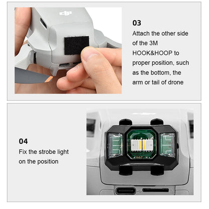 Rechargeable Arm Lights For Dji Fpv / Mini 2 / Mavic Air 2 Drone - Universal-1964932236650352647